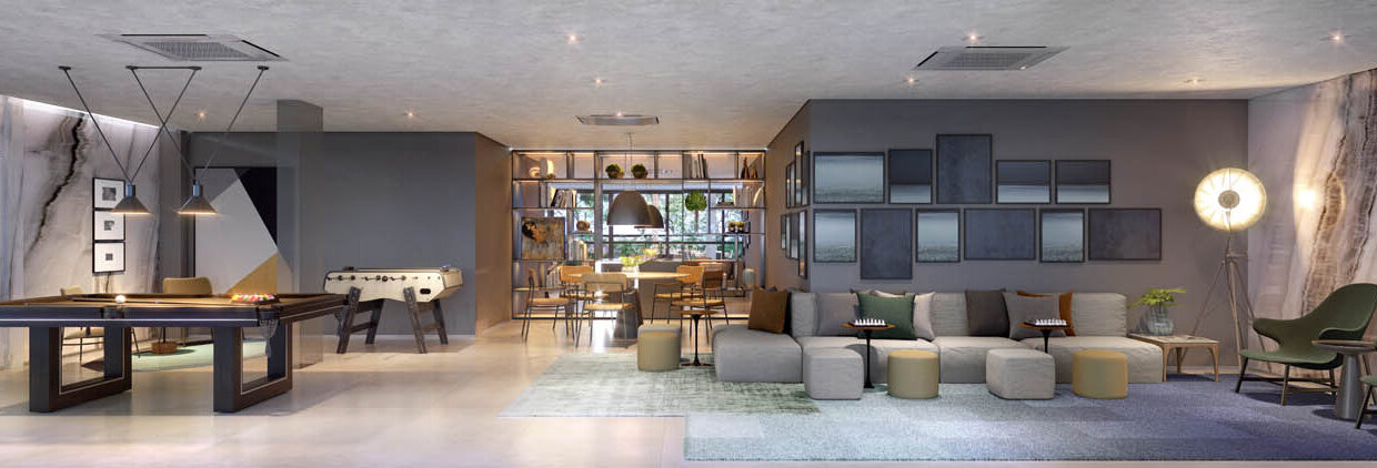 Tegra-Incorporadora-Perspectiva-Ilustrada-Area-de-Lazer-Externa-Apartamentos-Studios-Salas-Comerciais-Empreendimento-Aria-Higienopolis-Sao-Paulo-SP 013-1714952148972